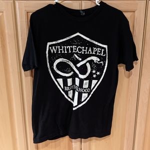 WHITECHAPEL Black Band T-shirt